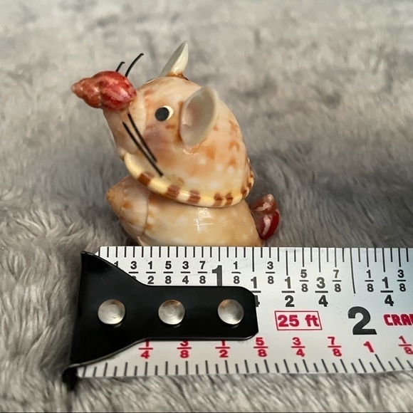 Sea Shell Figurines Set of 3 Mouse, Turtle & Lion - Picture 12 of 16
